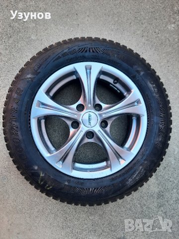 Зимни гуми с джанти Goodyear Alutec 15" 195/65 R15, снимка 5 - Гуми и джанти - 42385680