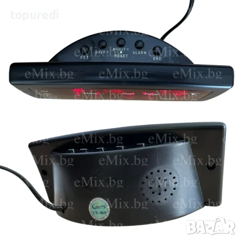 LED Цифров часовник CX-868, снимка 3 - Други стоки за дома - 50723455