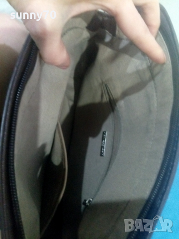 Чанта цвят патладжан, David Jones, снимка 5 - Чанти - 36133366