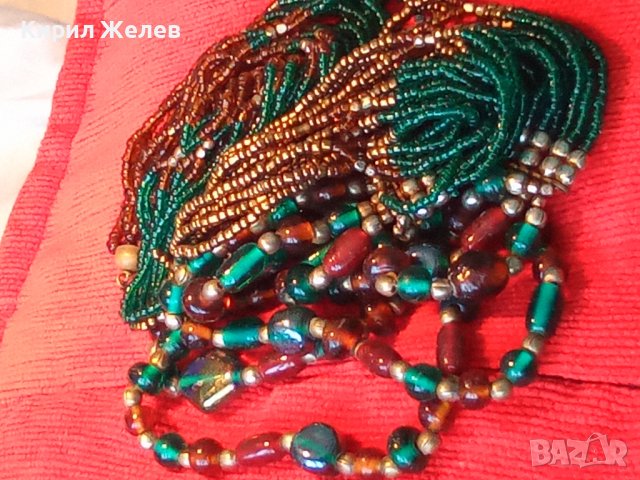 ВЕЛИКОЛЕПНА МЪНИСТЕНА ХЕНД - МЕЙД ОГЪРЛИЦА ЕТНО - АРТ СТИЛ РЪЧНА ИЗРАБОТКА 34768, снимка 4 - Колиета, медальони, синджири - 39200978