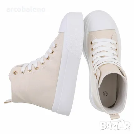 Дамски високи кецове, 5цвята , снимка 3 - Кецове - 48802736