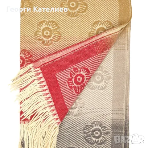 Елегантен дамски зимен комплект-Шапка, шал и ръкавици| Бордо Код на продукта:DK-0086, снимка 3 - Други - 47926836