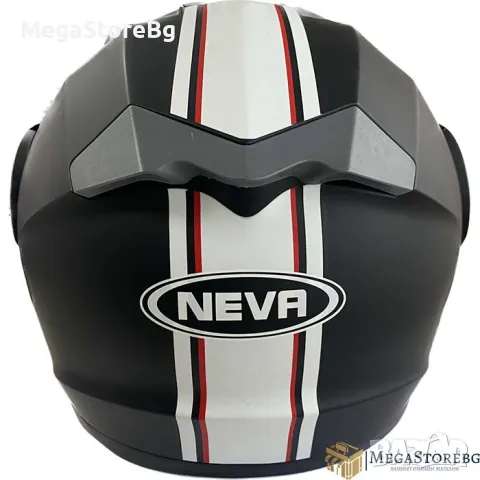 Модуларна Каска за мотор - 2402-5 черно / бяло МАТ, снимка 3 - Аксесоари и консумативи - 48988327