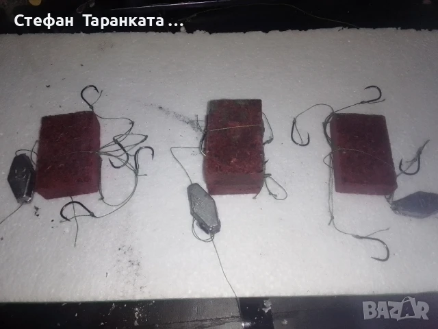 капан за риболов на сладководни риби със 4 куки или така наречената комбайна , снимка 10 - Такъми - 51360657