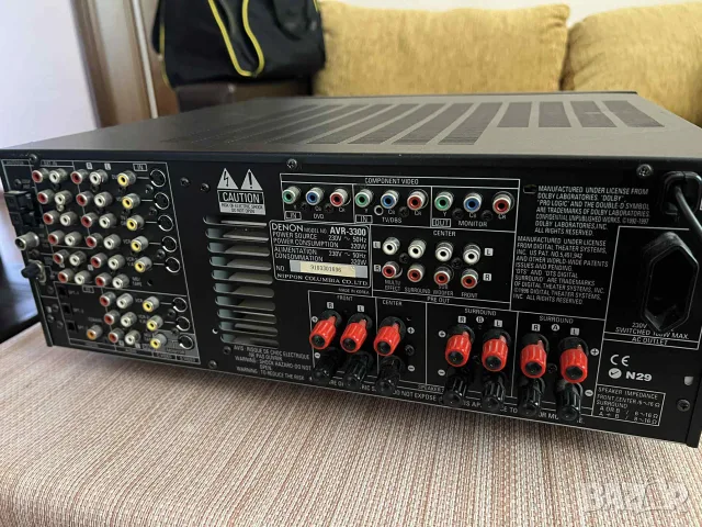 Denon AVR 3300 ресивер / усилвател, снимка 4 - Аудиосистеми - 56040627