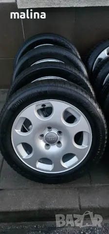 Джанти с гуми 16-ки за Ауди внос от Германия , снимка 1