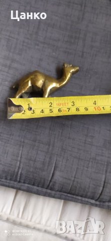 камила, месингова фигурка, снимка 4 - Други стоки за дома - 34064730