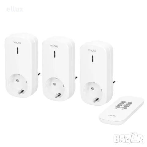 Комплект 3 контакта с дистанционно управление VIRONE RS-3(GS)  4 канала