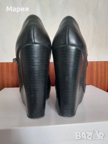 Обувки на платформа ALDO, естествена кожа, снимка 5 - Дамски елегантни обувки - 40480541