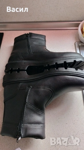Черни мъжки боти N44, снимка 3 - Мъжки боти - 53382022