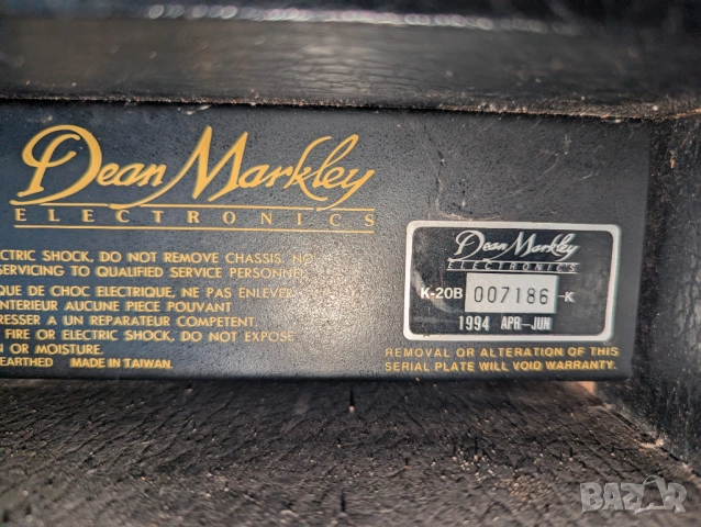 Vintage Dean Markley Electronics K 20B Guitar Power Amp, снимка 6 - Други - 48801814