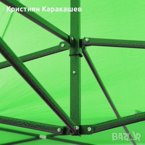 Сгъваема градинска шатра тип хармоника 3х3м, снимка 2 - Градински мебели, декорация  - 41005051