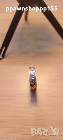Масивен сребърен пръстен / Халка в стил Bvlgari - Проба 925 (7.17 г), снимка 5 - Пръстени - 55751809