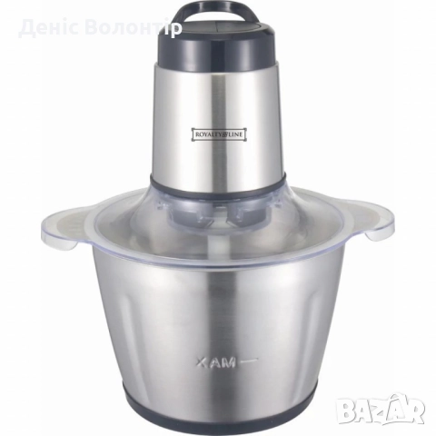 Електрически чопър с купа от неръждаема стомана Royalty Line RL-MCE300.34.18 / RL-MCE600.34.18, снимка 3 - Чопъри и пасатори - 52435937