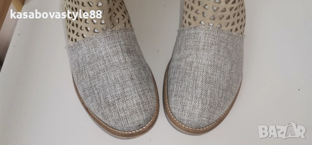 Боти Heine 40.5н.Естествен велур , снимка 4 - Дамски боти - 51983492