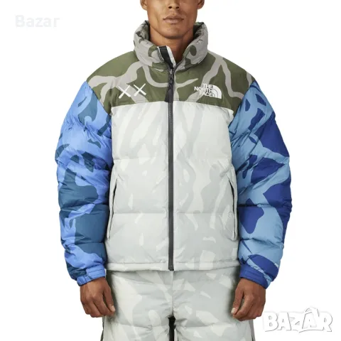 The North Face Kaws Чисто Ново Оригинално Яке с Гъши Пух Пера Размер L - M с етикет ново , снимка 7 - Якета - 48202587