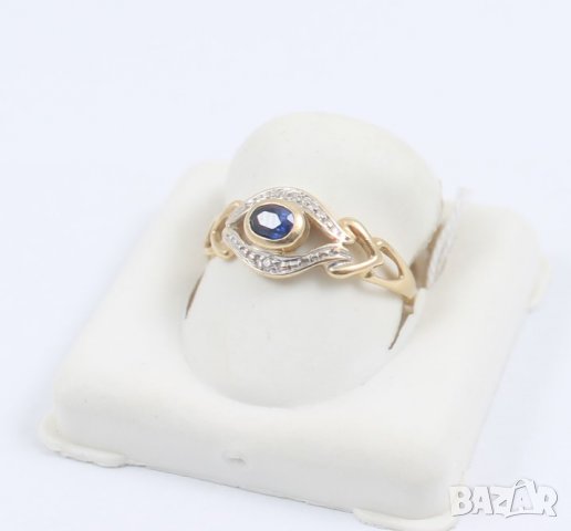 нов златен пръстен 48775-1, снимка 3 - Пръстени - 39599726