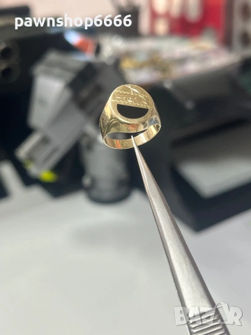 Златен детски пръстен 14 карата, снимка 3 - Пръстени - 53040653