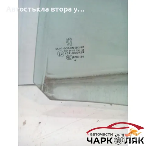 стъкло задно ляво пежо 407 2005, снимка 2 - Части - 47788978