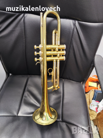 Bufon B-Flat Trumpet (P-357) Made in France - Френски Б Тромпет с твърд куфар, снимка 2 - Духови инструменти - 44552388