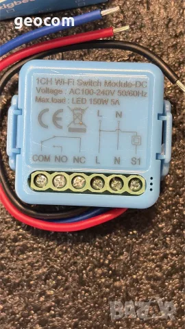 1 Channel Wi-Fi Switch Module-DC Dry Contact (100-240V,150W,5A), снимка 3 - Друга електроника - 55984835