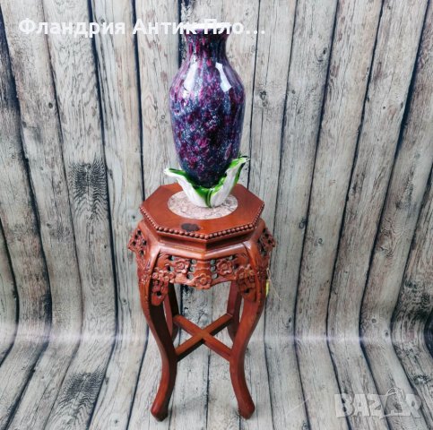 Голяма ваза "Горско цвете", снимка 4 - Вази - 41264340