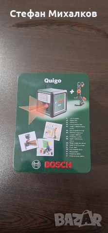 Лазерен нивелир BOSCH Quigo III, снимка 3 - Други инструменти - 53300688