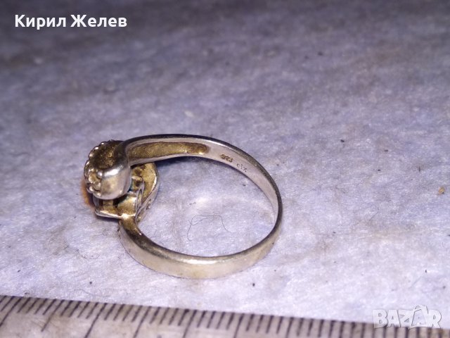 ПРЕКРАСЕН СКЪПОЦЕНЕН МАРКОВ СРЕБЪРЕН АРТ ПРЪСТЕН СРЕБРО 925 olx С ИСКРЯЩИ ФАСЕТИРАНИ ЦИРКОНИ 38506, снимка 7 - Пръстени - 41450903