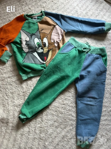 ZARA/ ватиран комплект Том&Джери 