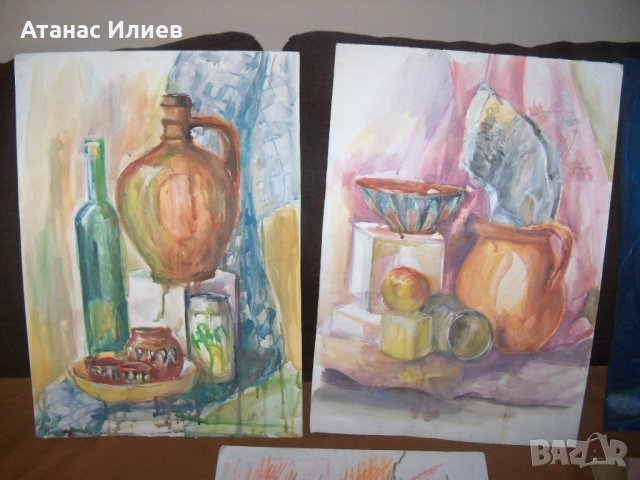 Лот от 10 натюрморта на худ. Десислава Илиева, снимка 4 - Икони - 38817492