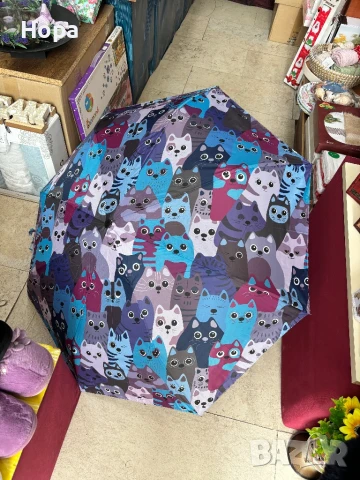 Сгъваеми чадъри с котки, снимка 4 - Други - 37738071