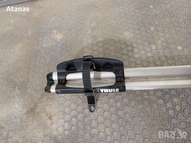 Thule wingbar Evo 127 cm. греди за Тойота рав4 2017 и 2бр Thule ProRide 591 багажник за колело, снимка 10 - Аксесоари и консумативи - 55891584