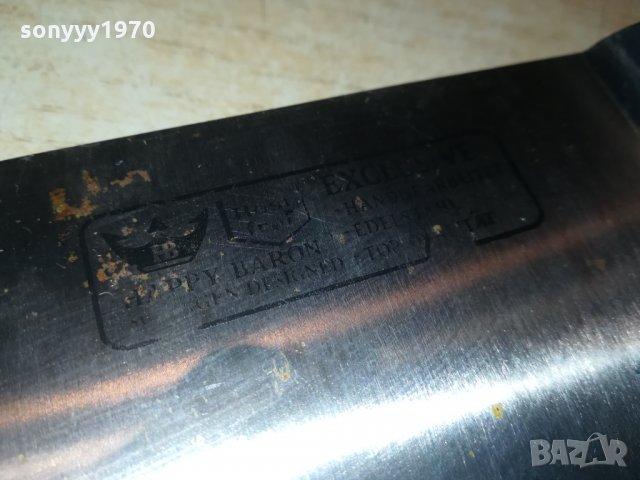 HAPPY BARON-EXCLUSIVE-САТЪР ВНОС GERMANY 2302222032, снимка 10 - Ножове - 35895679