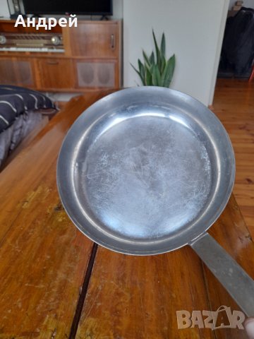 Стар неръждаем тиган,неръждавейка #2, снимка 5 - Антикварни и старинни предмети - 38672850