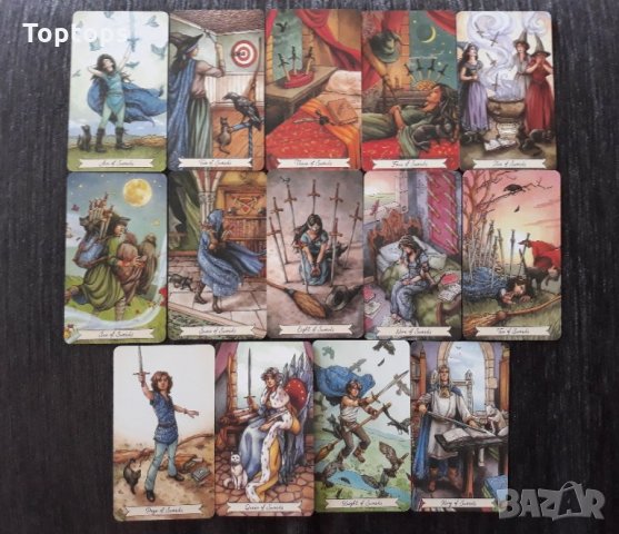 Очарователни таро и оракул карти: Everyday Witch Tarot & Oracle & Angels and Ancestors Oracle, снимка 4 - Карти за игра - 34296920