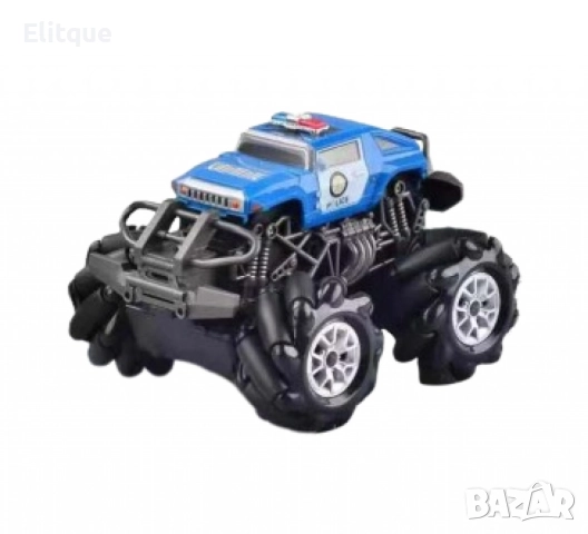 Полицейски джип с управление с жестове чрез часовник, снимка 3 - Коли, камиони, мотори, писти - 52745164