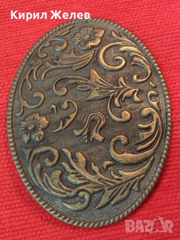 СТАРИННА ФЛОРАЛНИ МОТИВИ БРОНЗОВА АПЛИКАЦИЯ УКРАШЕНИЕ ТОКА 7755, снимка 9 - Колекции - 29572614