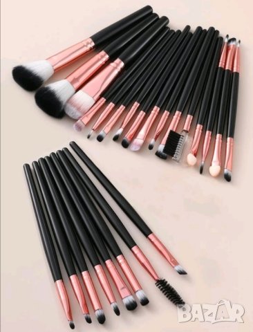 Комплект четки за грим 24 части, снимка 2 - Козметика за лице - 41805638
