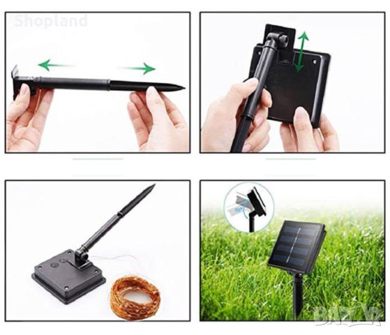 Лампички със соларна батерия, снимка 5 - Соларни лампи - 41994299