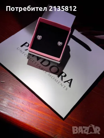Обеци Пандора Pandora , снимка 10 - Обеци - 49866300