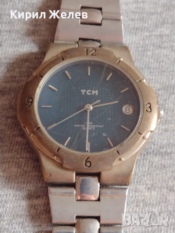 Оригинален мъжки часовник TSM QUARTZ WATER RESIST с красива верижка стилен дизайн - 15224, снимка 2 - Мъжки - 36242830