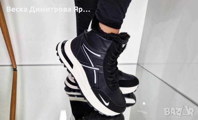 Дамски обувки с топла дебела вата , снимка 5 - Дамски боти - 52115256