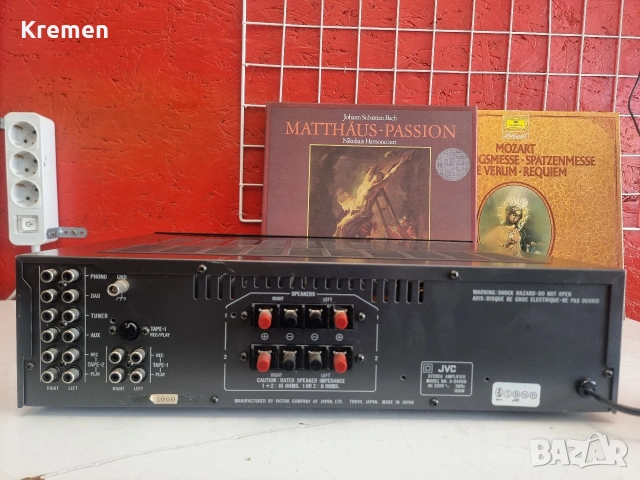 усилвател JVC A-X400, снимка 6 - Ресийвъри, усилватели, смесителни пултове - 53537198