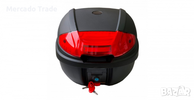 Куфар за мотор, За 1 каска, 2089, Черен