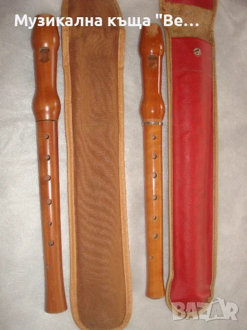 Флейти /дървени/ - 2бр. с калъфи