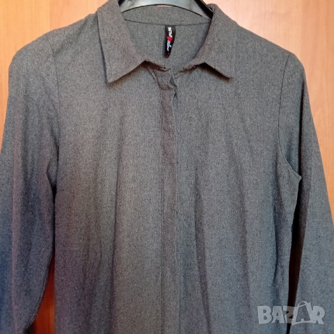 Сива плътна рокля , снимка 6 - Рокли - 44567551