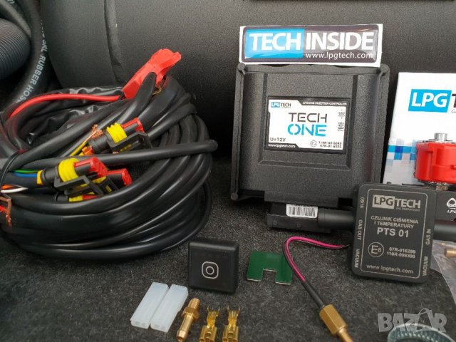ГАЗОВ ИНЖЕКЦИОН LPG TECH 4цил. пълен комплект + 25л. gazov injekcion 4, снимка 2 - Части - 35945131