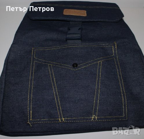 Jean Paul Gaultier лека раница деним / Оригинална, снимка 4 - Раници - 42696028