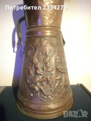 Стари съдове, орнаментирани кофи за камина. , снимка 16 - Антикварни и старинни предмети - 48558188