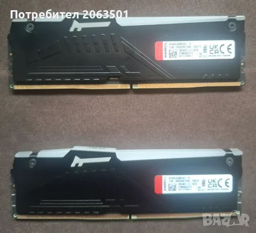 RAM памет Kingston Fury Beast 32GB DDR5 6000MHz CL36, снимка 2 - RAM памет - 56269212